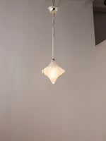 Load image into Gallery viewer, Art Deco Astris Elara Star Pendant Light – Frosted Glass Pendant with Geometric Style
