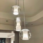 Bild in die Galerieansicht laden, Glas Alabaster-Pendelleuchte