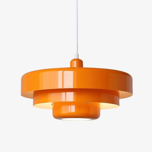 Malero Modern Triple-Layer Macaron Disc Pendant Light - Minimalist Designer Lighting for Dining Room N52