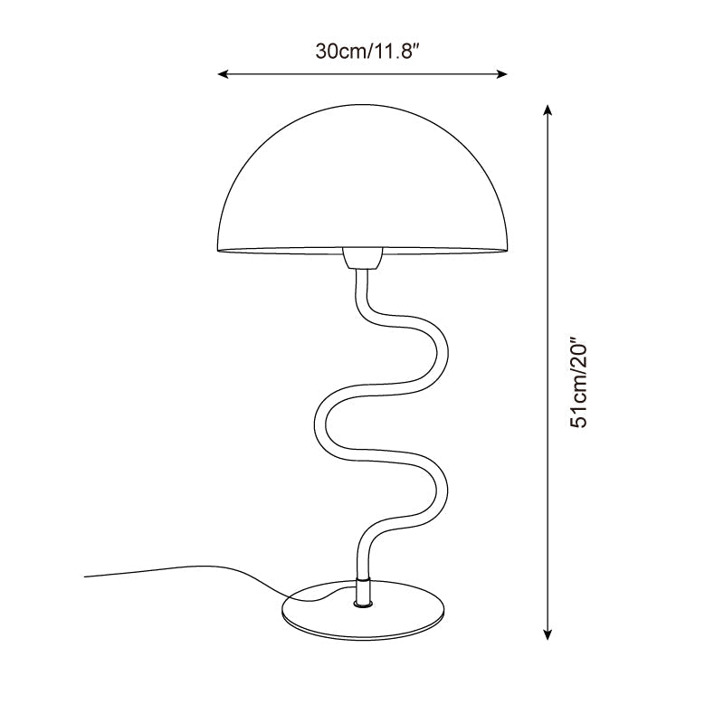 Lámpara de mesa Tuija Twist