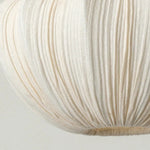 Afbeelding laden in galerijweergave, Linbron Hanglamp – Zachte Linnen Kap en Gebogen Frame Moderne Lamp voor Eetkamer