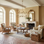 Cargar imagen en el visor de la galería, Lámpara de araña redonda moderna Reticula – Estructura de hierro con diseño circular abierto para comedor o entrada