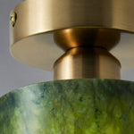 Charger l'image dans la visionneuse de la galerie, close view of brushed gold metal ceiling plate
