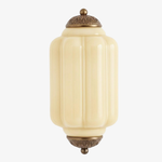 Load image into Gallery viewer, Eloise Brass Wall Sconce – Elegant Milk Glass Vintage Lighting
