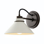 Load image into Gallery viewer, Aurenza Sconce – Farmhouse Wall Light with Metal Accents for Cozy Spaces
