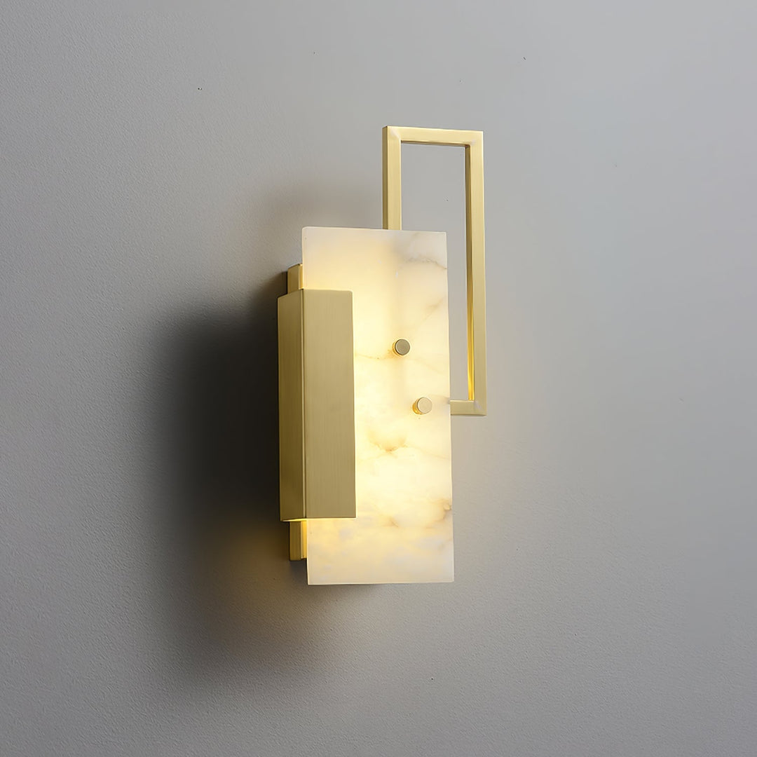 Althea Alabaster Wandkerze