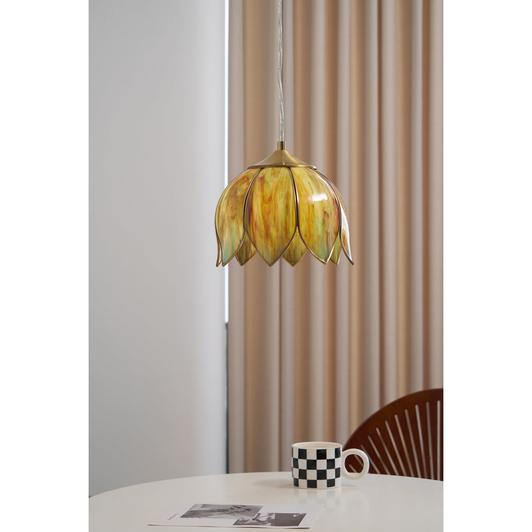 Retro Lotus Pendelleuchte