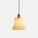 Load image into Gallery viewer, Handcrafted Ceramic Pendant Lamp with Brass Fitting
