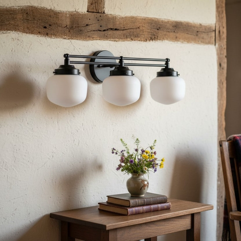 Opalume Multi-head Contemporary Wall Lamp for Mirror & Hallway