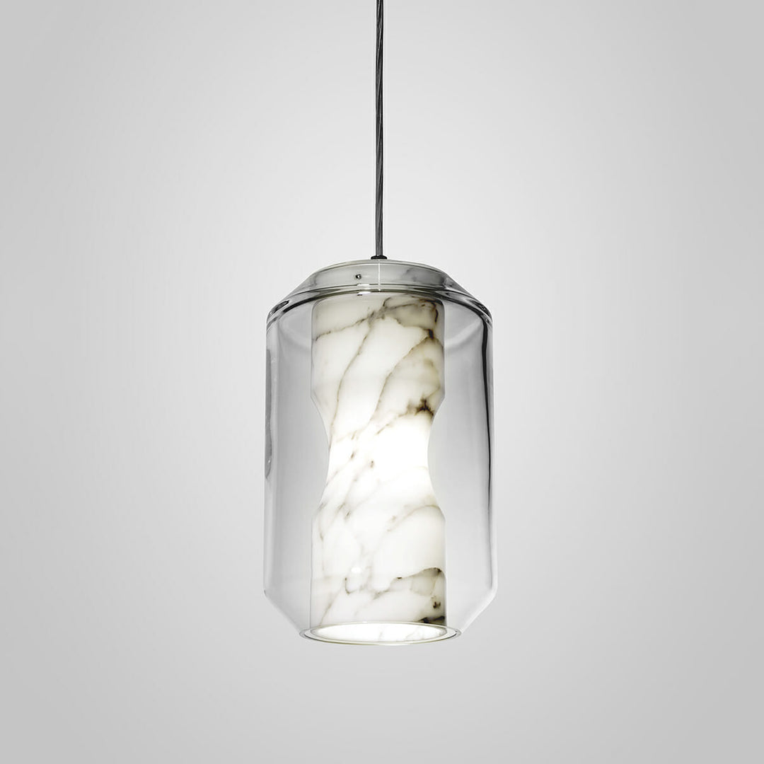 Glas Alabaster-Pendelleuchte