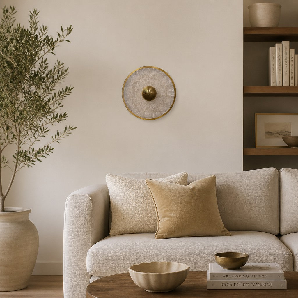 Shellure Nordic Shell Wall Lamp - Elegant Patterned Light for Living Room