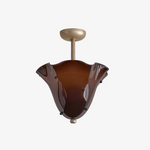 Load image into Gallery viewer, Bellina Decorative Glass Ceiling Light - Modern Sculptural Flush Mount
