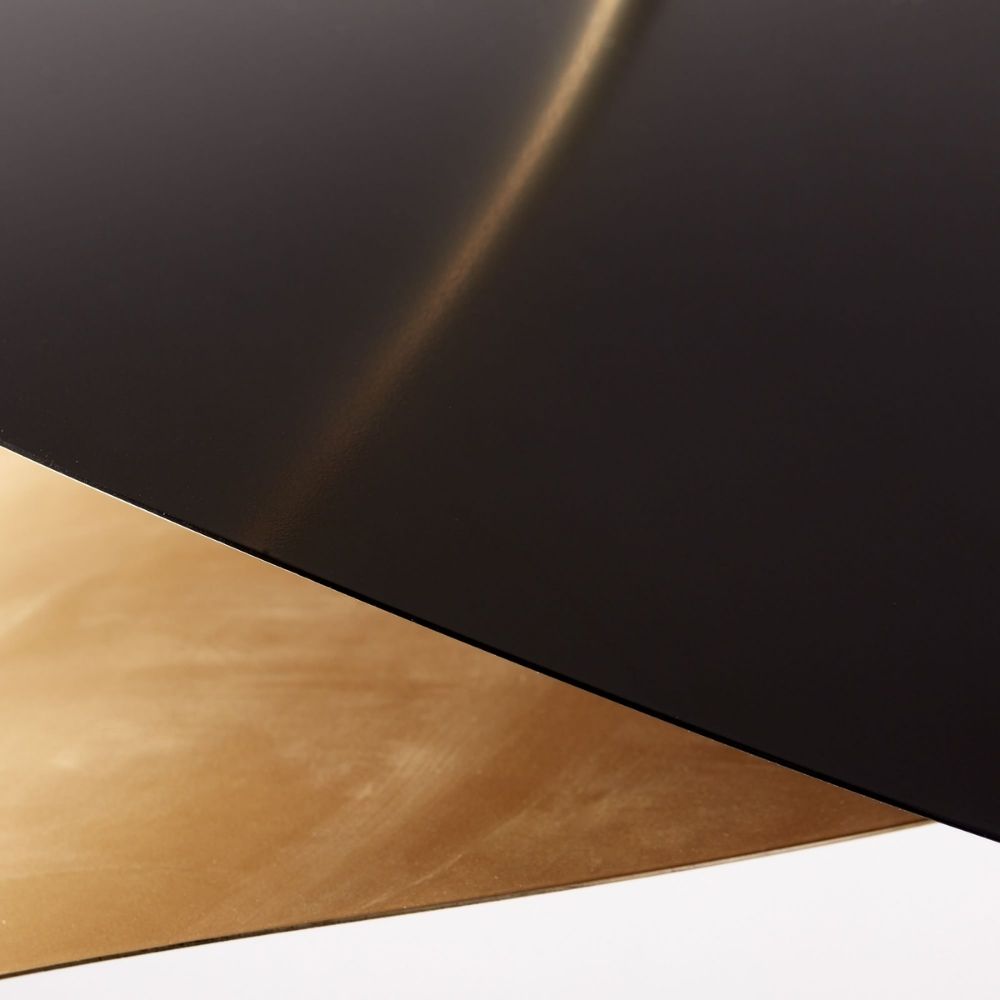 Tynora hanglamp - modern met metalen afwerkingen en glas