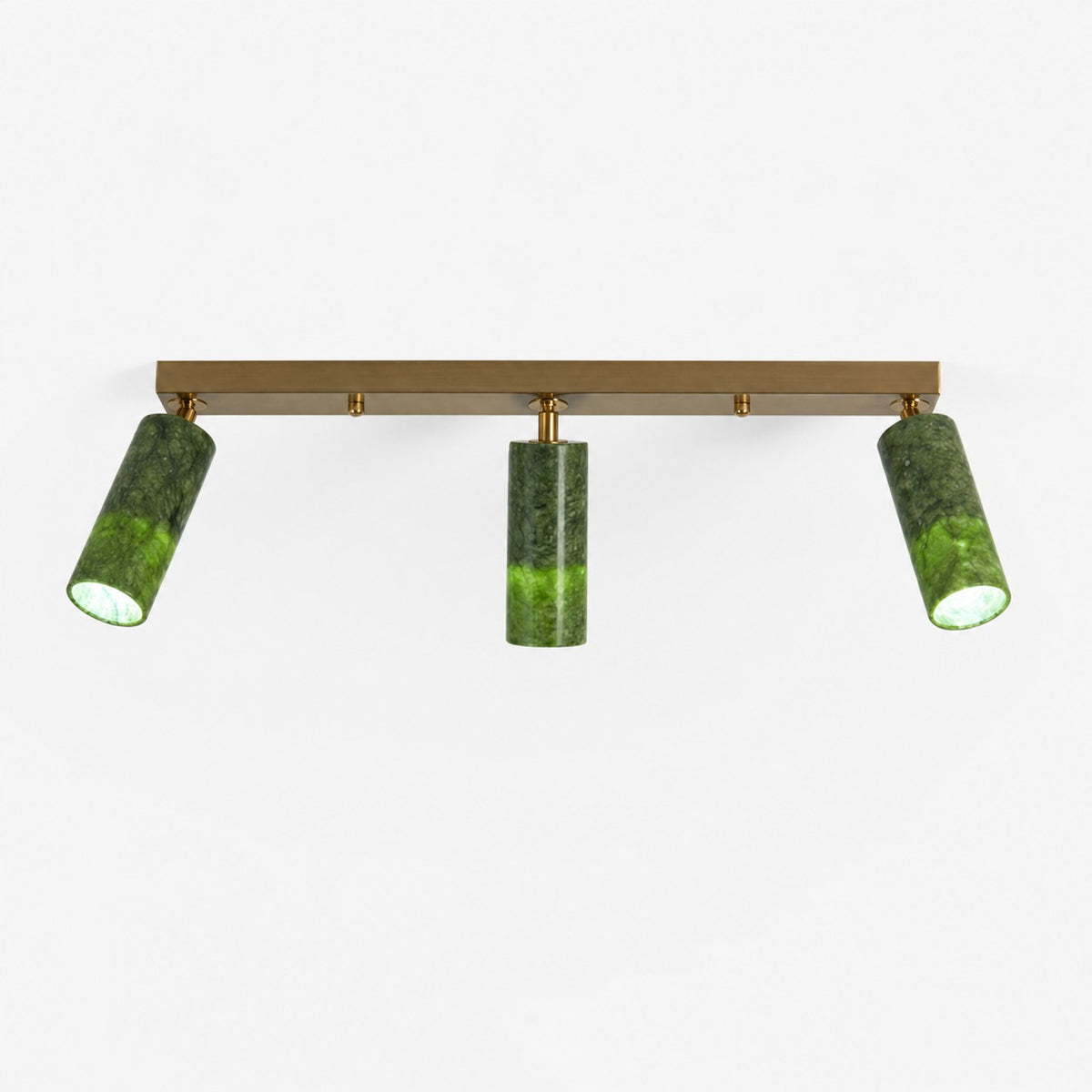 W-3433 natural jade flush mount ceiling light image 4