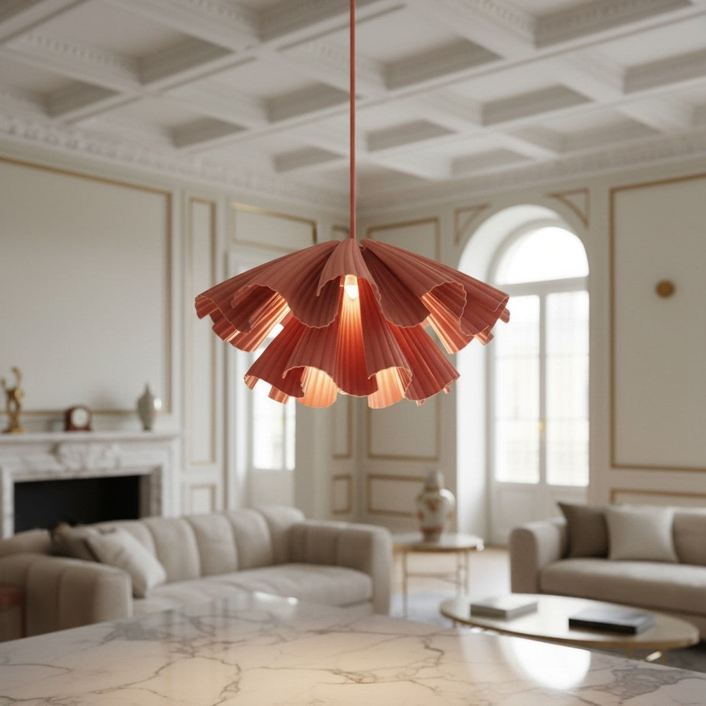 Elora plastic hanglamp – lichtgewicht modern ontwerp voor slaapkamers of woonkamers