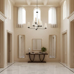 Afbeelding laden in galerijweergave, VertiFount Architecturale Verticale Kroonluchter met Meerdere Lichtstructuren voor Open Interieurs