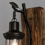 Cargar imagen en el visor de la Galería, Driftwood and Metal Lantern Detail