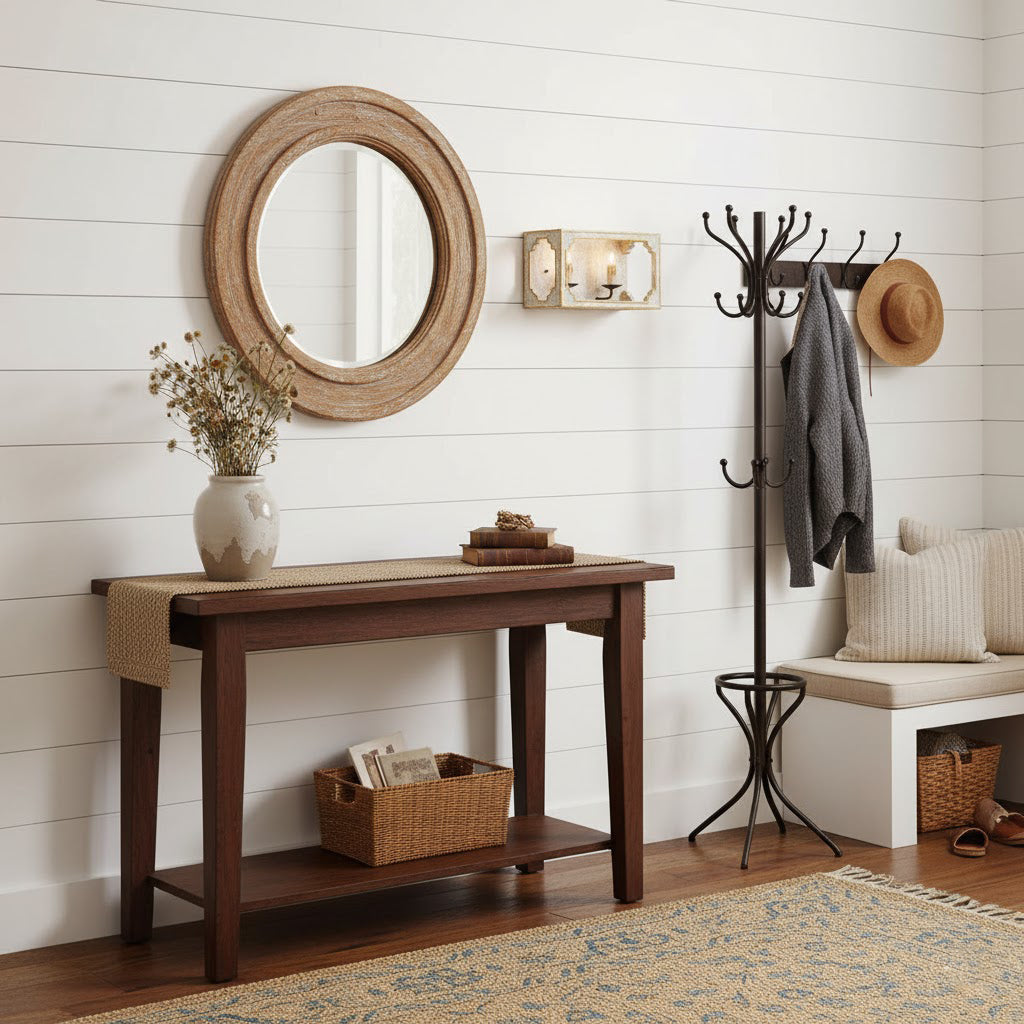 Boho Rustikale Würfel-Wandleuchte