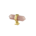 Load image into Gallery viewer, Brass Crystal Door Knobs: Kitchen Cabinet Knobs &amp; Bedroom Drawer Pulls
