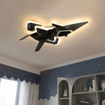 Cargar imagen en el visor de la Galería, Jet fighter LED ceiling light room scene