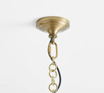 Load image into Gallery viewer, Lawson Glass Pendant Light - Recycled &amp; Milk Glass with Bronze Accent

