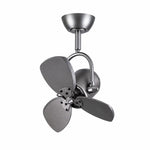 Load image into Gallery viewer, Fixed compact fan in antique silver