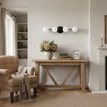 Load image into Gallery viewer, Glorica Glass Long Vanity Light - Modern Minimalist Wall Sconce Design
