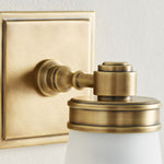 Load image into Gallery viewer, Derlina Wall Sconce Light - Zinc Alloy with Glass Shade in Modern Finishes
