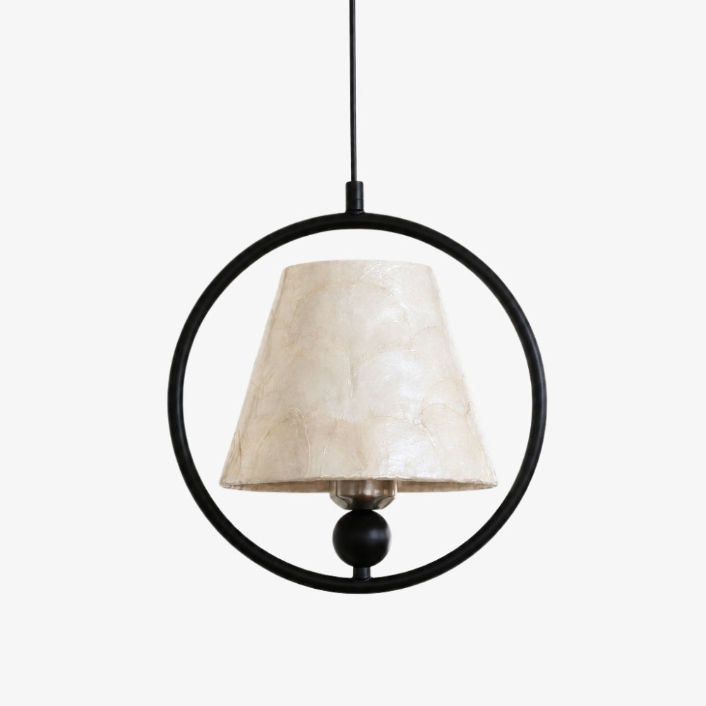 Shellure Sculptural Design Ring Hanging Lamp - Modern Pendant Light for Cozy Interiors