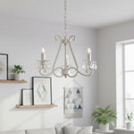 Bild in der Galerieansicht laden, Talonis Kristall-Kronleuchter - Traditioneller Kerzenstil aus Messing und Nickel für Wohnzimmer und Esszimmer