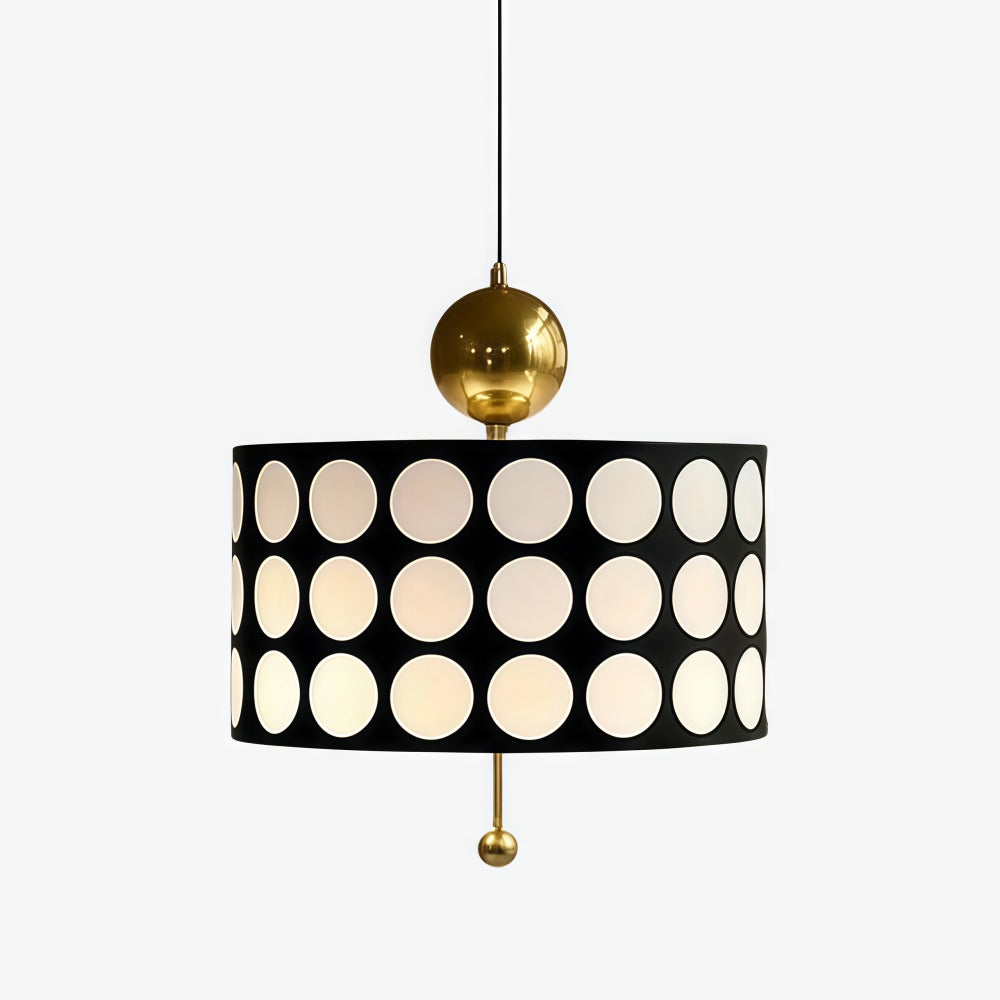 Dotrelia Suspension Géométrique en Treillis - Abat-jour en Cuir Moderne pour Salle à Manger