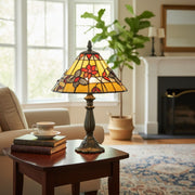 TF Butterfly Tafellamp – Met de hand gesneden glas-in-lood kap tafellamp voor woonkamer en slaapkamer