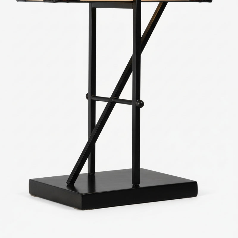 TF Manchester Table Lamp – Vintage-Inspired Stained Glass Table Light for Reading Nook or Bedroom