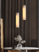 Load image into Gallery viewer, Alabaster Flute Pendant Light