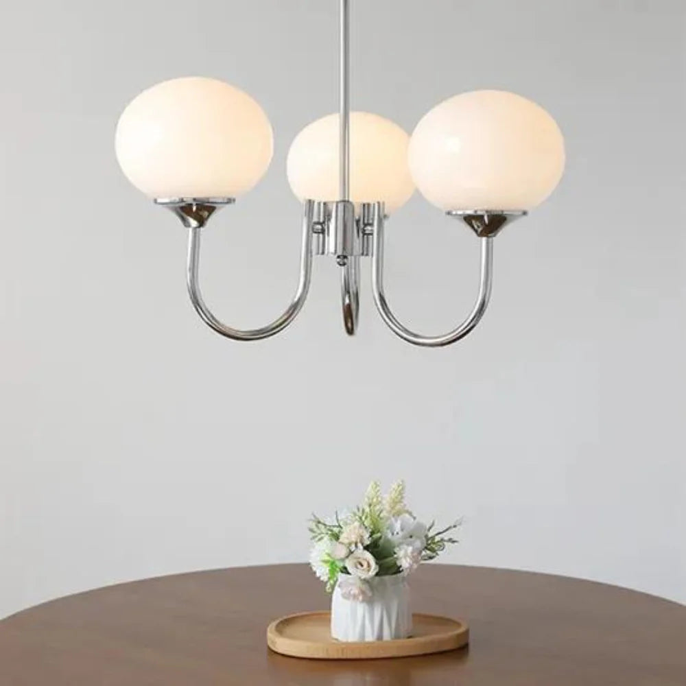 Candelabro Moderno Marshmallow de Vidrio