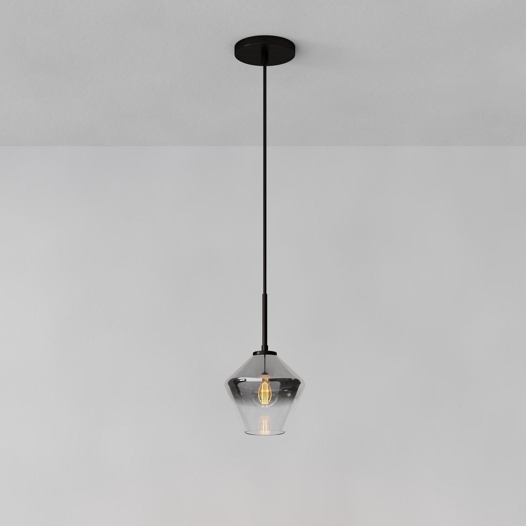 Merin Transparent Glass Sculpture Geometric Chandelier