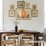 Load image into Gallery viewer, Eloise Vintage Glass Chandelier - Milk Glass Home Accent
