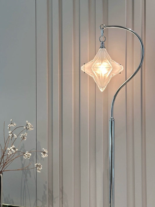 Lampada da Terra Art Deco Star - Lampada da Terra Moderna per Ambienti Living - Astris Orion
