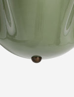 Load image into Gallery viewer, Bellina Glass Flush Mount Ceiling Light - Brass Accent Modern Fixture
