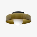 Carica l'immagine nella visualizzazione Galleria, Lampada da soffitto e da parete Glasenti Halo Disc Orb – Illuminazione scultorea moderna per spazi abitativi N33