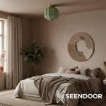 Load image into Gallery viewer, Vintage Eloise Milk Glass Flush Mount Ceiling Light - Vintage Charm Soft Glow
