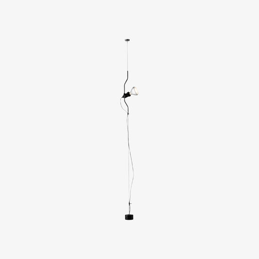 Fluxo Adjustable Multi Head Ceiling Lamp – Minimalist Linear Floor Lamp for Living Room or Dining Area N37