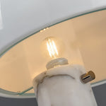 Afbeelding laden in galerijweergave, Slantia Amusante Ploy Tafellamp - Glazen Kap en Marmeren Voet Ontwerp voor Woonkamer of Slaapkamer N45