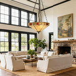 Charger l’image dans la visionneuse de la galerie, Suspension TF Nevada – Verre artisanal contemporain à inversion pour salles à manger et entrées