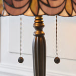Load image into Gallery viewer, TF Hutchinson Art-Glass Tiffany Style Table Lamp – Handcrafted Design for Home and Office
