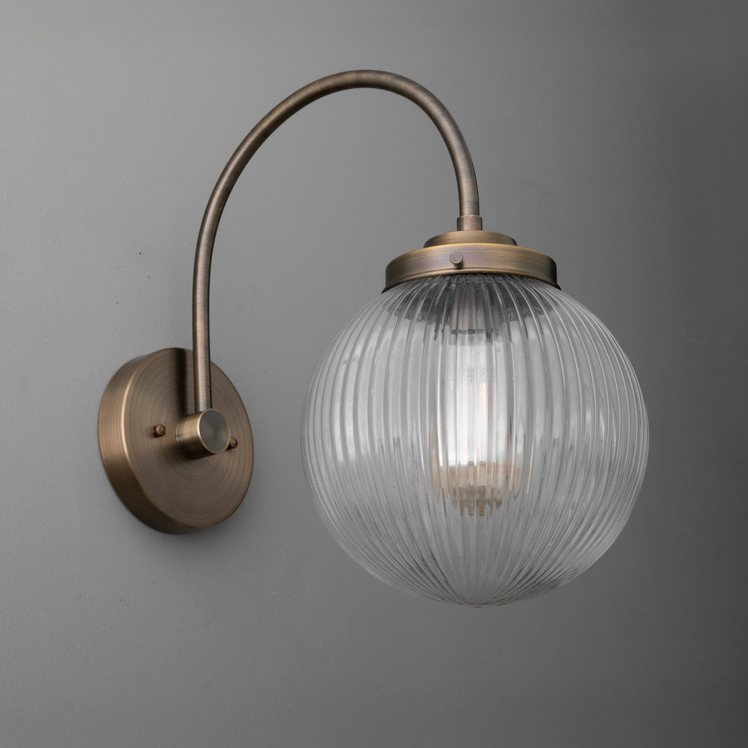 Glorica Spherical Contemporary Wall Light for Hallway & Entryway