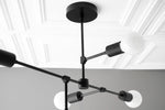 Load image into Gallery viewer, Mobilux Line 5 Light Chandelier - Modern Ceiling Hanging Lamp for Dining Room
