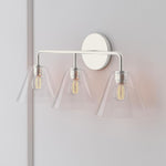 Load image into Gallery viewer, Conica Cone Wall Sconce - 1, 2, 3-Light Modern Glass Lighting
