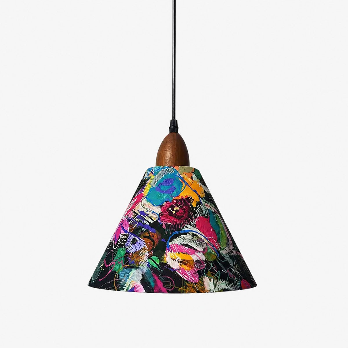 Liberty-Style Floral Fabric Pendant Light
