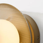 Load image into Gallery viewer, Elorina Sconce Wall Light - Textured Metal or Glass Shade
